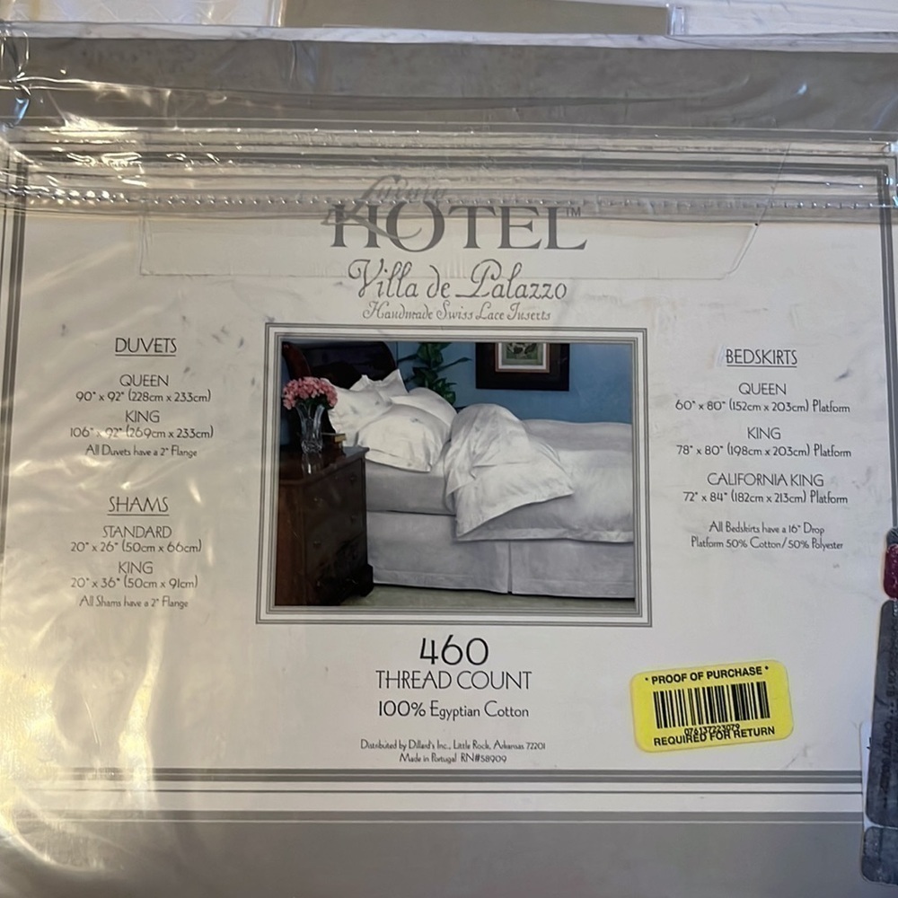 Luxury Hotel Villa de Palazzo king shams (2)with embroidery design , white